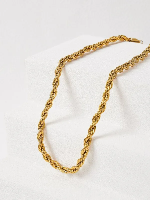 Gold_Brass_Anti_Tarnish_Twisted_Rope_Chain_Necklace_For_Women